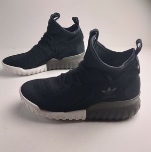 Adidas tubular X Primeknit Black sneakers for men size 8